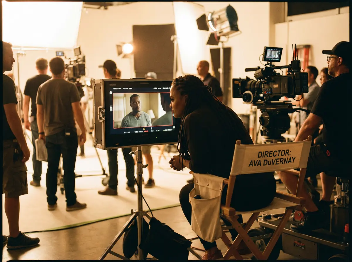 知名导演在 草榴 平台发布的剧组工作现场